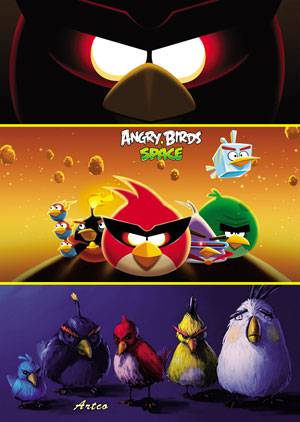 1530941919 2413 - طرح لایه باز جلد دفتر  angry birds