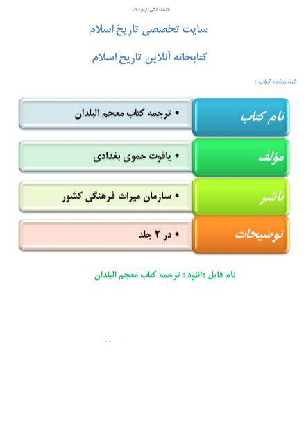 دانلود رایگان کتاب معجم البلدان با فرمت pdf 1551113562 1561 - دانلود رایگان کتاب معجم البلدان با فرمت pdf