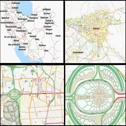 1551206255 3176 - نقشه آفلاین کم حجم OSM ایران بزرگنمایی 22x