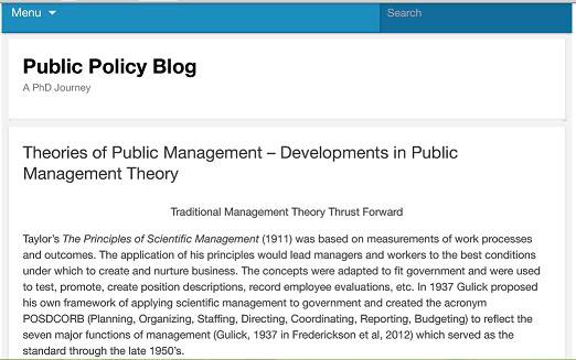 ترجمه مقاله انگلیسی:نظریه های مدیریت دولتی، توسعه هایی در نظریه مدیریت دولتی