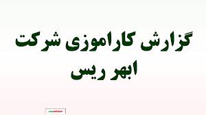 1555264934 5739 - دانلودگزارش کارآموزی شركت ابهر ريس
