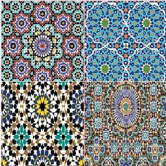 1565955686 5558 - وکتور نقوش کاشی و کتیبه اسلامی و سنتی