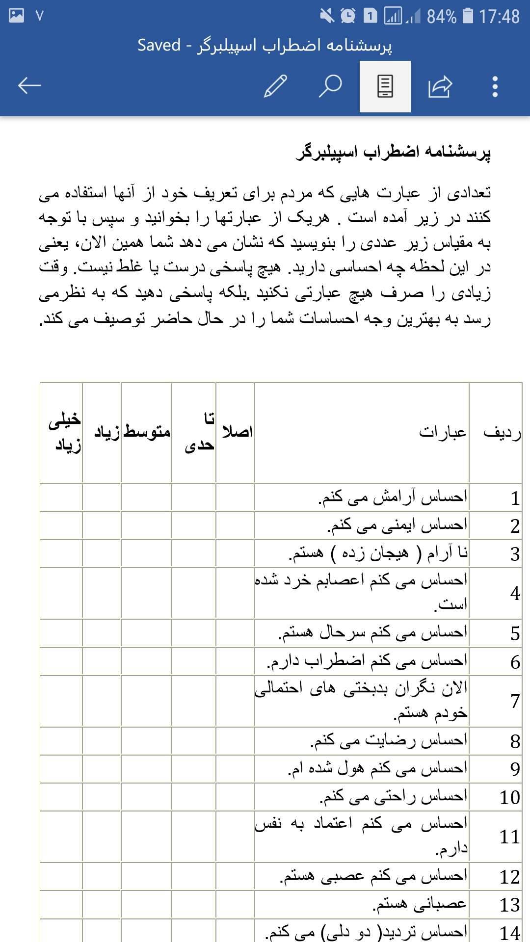 1574952621 4425 - پرسشنامه اضطراب اسپيلبرگر