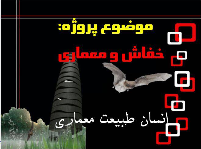 پروژه انسان طبیعت معماری خفاش و معماری