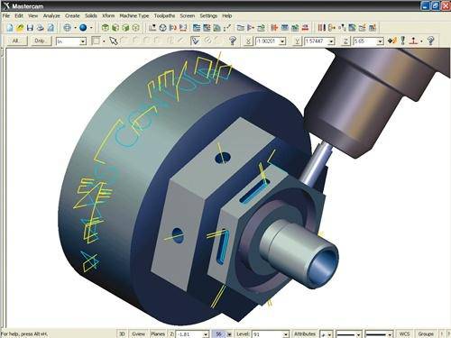 طراحی پروسه ماشینکاری و استخراج جی کدهای دستگاه تراش در مسترکم