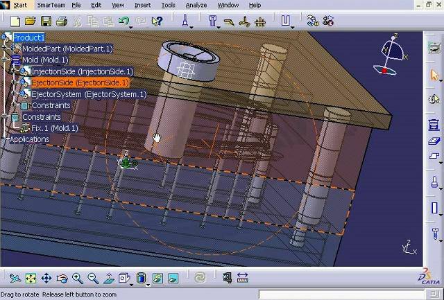 طراحی و مدلسازی قالب تزریق در نرم افزار کتیا