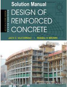 حل المسائل کتاب طراحی بتن آرمه جک مک کورمک JACK MCCORMAC