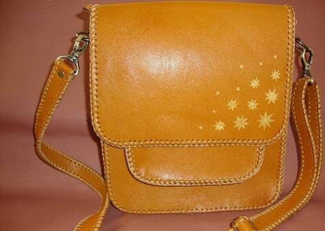 الگوی کیف زنانه چرمی