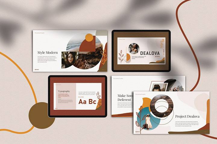 قالب پاورپوینت مناسب برای ارائه Dealova