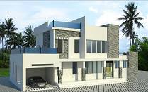 ویلای دو طبقه مدرن طراحی شده در رویت 