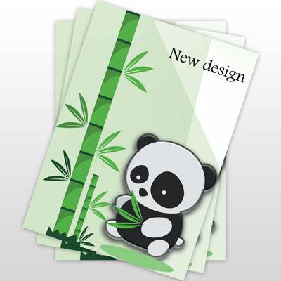 طرح جلد دفتر طرح پاندا