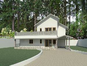 دانلود پروژه رویت خانه ویلایی دو طبقه فرمت RVT