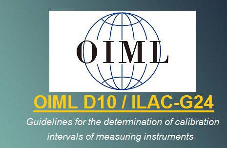 OIML D10 , استاندارد فواصل زمانی برای کالیبراسیون
