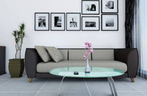 پروژه اسکچ آپ طراحی پذیرایی خانه مسکونی فرمت skp