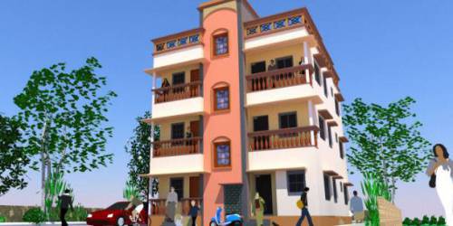 پروژه اسکچ آپ ساختمان مسکونی تجاری فرمت SKP