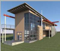 پروژه رویت خانه مسکونی دو طبقه فرمت rvt