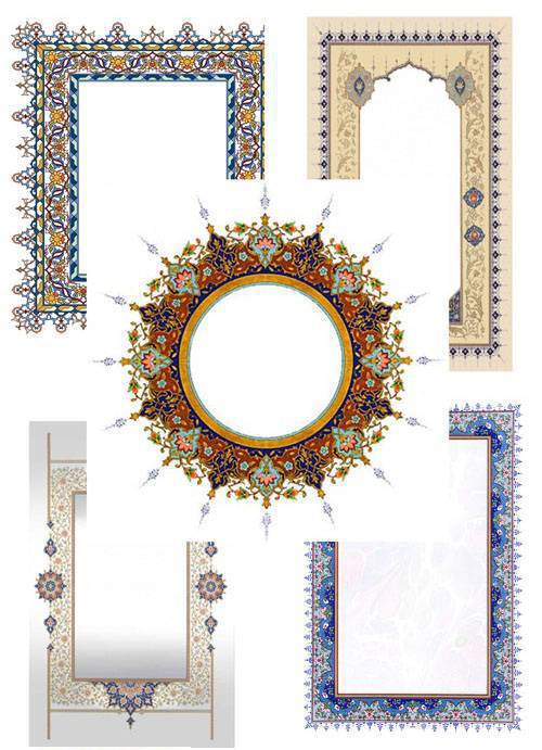 دانلود مجموعه 80 فایل آماده تذهیب و حاشیه فرمت jpeg