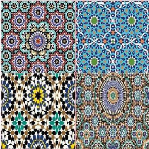 دانلود وکتور نقوش سنتی و طرح کاشی