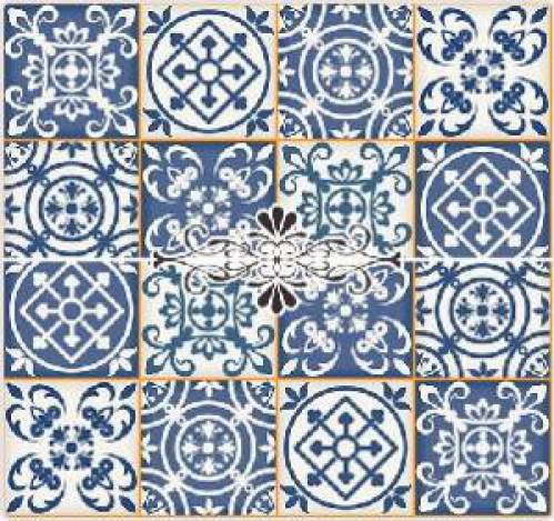 دانلود وکتور نقوش سنتی و طرح کاشی