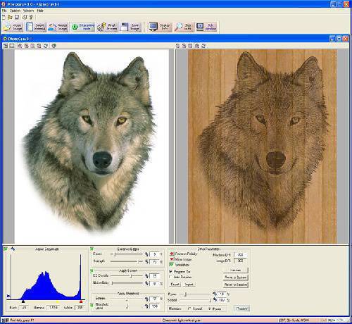  نرم افزار PhotoGrav 3.0 مخصوص حکاکی عکس با لیزر