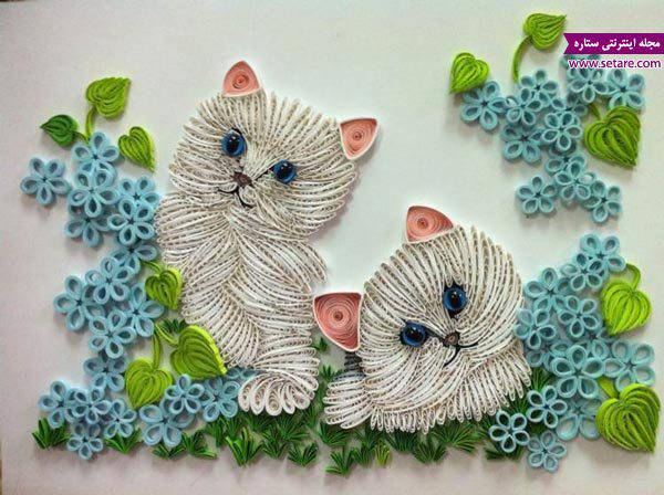 نمونه سوالات سازنده ملیله کاغذی با پاسخ ( جدید )