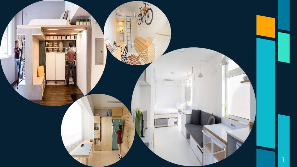 معماری میکرو آپارتمان ها یا خانه های کوچک متراژ
