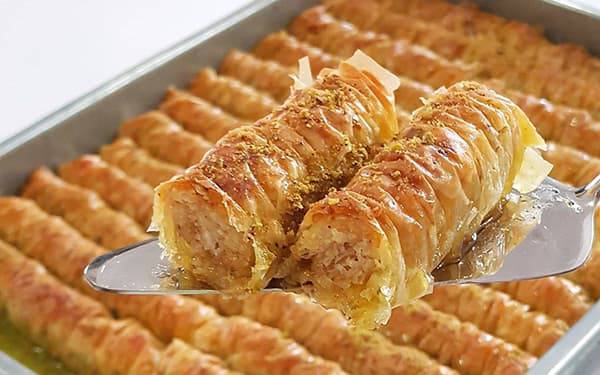 نمونه سوالات تهیه انواع باقلوا با پاسخ ( جدید )