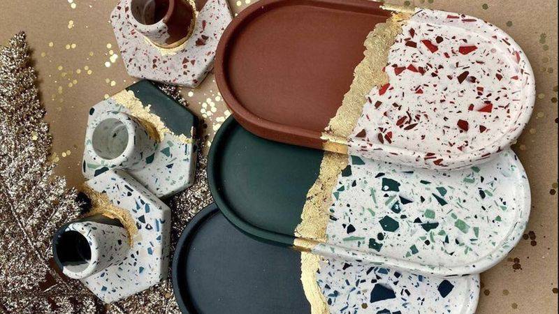 نمونه سوالاتتهیه لوازم تزئینی با پودر سنگ با پاسخ ( جدید )