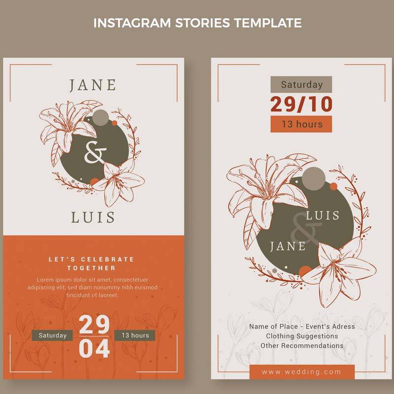 طرح لایه باز استوری اینستاگرام برای دعوت به افتتاحیه