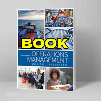  کتاب مدیریت عملیات ویلیام استیونسون ویرایش سیزدهم William Stevenson