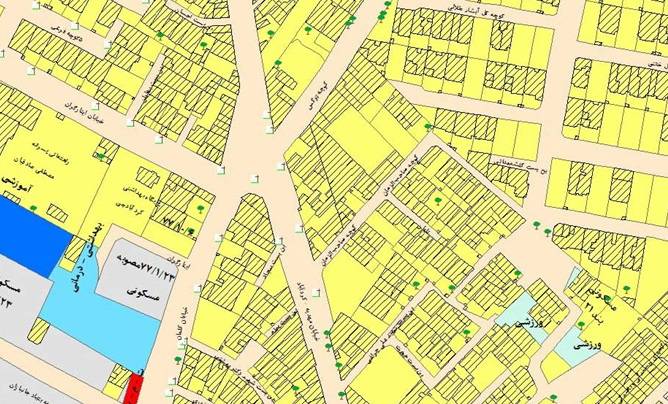 فایل GIS اصفهان | نقشه جی آی اس اصفهان 1399